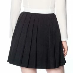 Banned Alternative Pleated Mini Skirt - Undertaker -KILLSTAR Shop banned alternative pleated mini skirt undertaker6