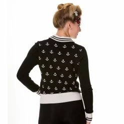 KILLSTAR Shop -KILLSTAR Shop banned cardigan anchors away black 32