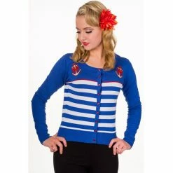 Banned Cardigan - Private Party Blue
