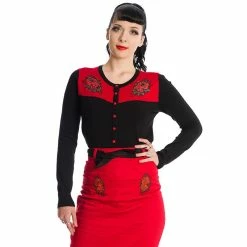 Banned Retro Cardigan - Blooming Rose