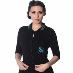 Banned Retro Cardigan - Free As A Bird