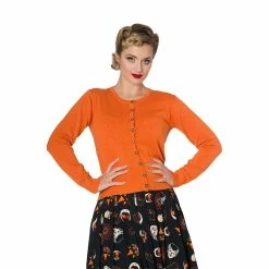 Banned Retro Cardigan - Piontelle Orange