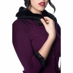 Banned Retro Cardigan - Sapphire Purple -KILLSTAR Shop banned retro cardigan sapphire purple4