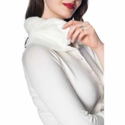 Banned Retro Cardigan - Sapphire White -KILLSTAR Shop banned retro cardigan sapphire white3