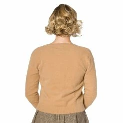 Banned Retro Cardigan - The Cozy Caramel -KILLSTAR Shop banned retro cardigan the cozy caramel 13