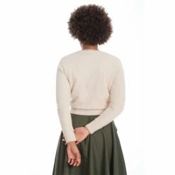 Banned Retro Cardigan - The Cozy Cream -KILLSTAR Shop banned retro cardigan the cozy cream3