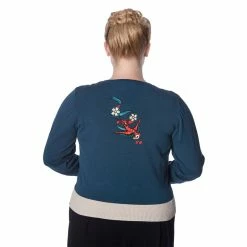 KILLSTAR Shop -KILLSTAR Shop banned retro cardigan young love teal2