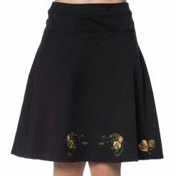 Banned Retro Circle Skirt - Serpent Flare