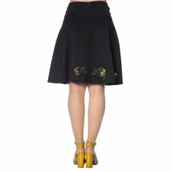 Banned Retro Circle Skirt - Serpent Flare -KILLSTAR Shop banned retro circle skirt serpent flare4