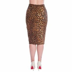 Banned Retro Pencil Skirt - Feline Friendly -KILLSTAR Shop banned retro pencil skirt feline friendly4