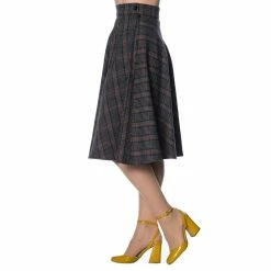 Banned Retro Tartan Skirt - Claire -KILLSTAR Shop banned retro tartan skirt claire3