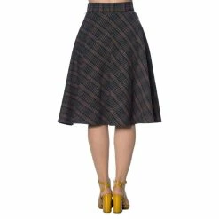Banned Retro Tartan Skirt - Claire -KILLSTAR Shop banned retro tartan skirt claire4