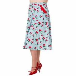 Banned Skirt - Blindside Cherry Blossoms -KILLSTAR Shop banned skirt blindside cherry blossoms4
