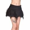 Black Pistol Mini Skirt - Drape Mini