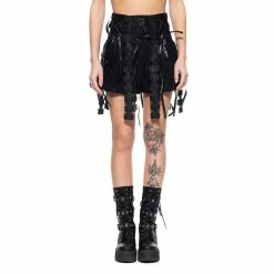 Black Pistol Mini Skirt - Ring Mini