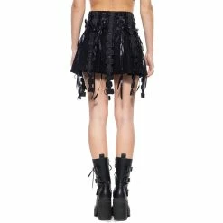 Black Pistol Mini Skirt - Ring Mini -KILLSTAR Shop black pistol mini skirt ring mini3