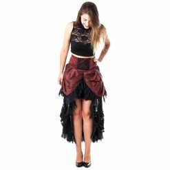 Burleska Burlesque Lace Skirt - Elvira Brass