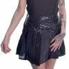 Chemical Black Mini Pleated Skirt - Siiri