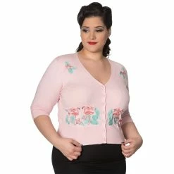 Dancing Days Cardigan - Face To Face Pink -KILLSTAR Shop dancing days cardigan face to face pink5