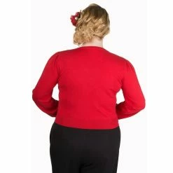 Dancing Days Cardigan - New Romantics Red -KILLSTAR Shop dancing days cardigan new romantics red6