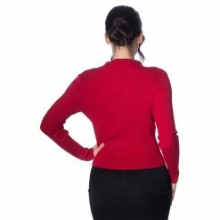 Dancing Days Cardigan - Rochelle Red -KILLSTAR Shop dancing days cardigan rochelle red4
