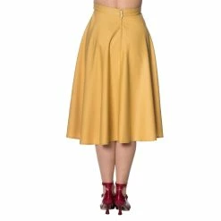 Dancing Days Circle Skirt - Di Di Swing Yellow -KILLSTAR Shop dancing days circle skirt di di swing yellow5