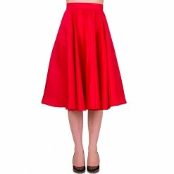 Dancing Days Circle Skirt - Miracles Red