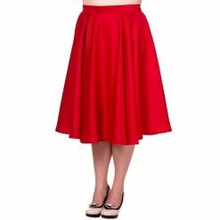 Dancing Days Circle Skirt - Miracles Red -KILLSTAR Shop dancing days circle skirt miracles red4