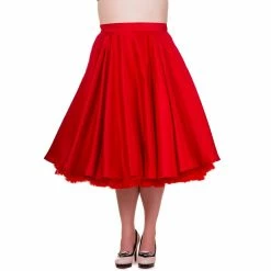 Dancing Days Circle Skirt - Miracles Red -KILLSTAR Shop dancing days circle skirt miracles red5
