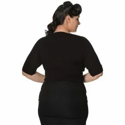 Dancing Days Crop Cardigan - Raven Black -KILLSTAR Shop dancing days crop cardigan raven black6