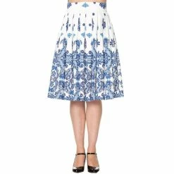 Dancing Days Pleated Skirt - Follow You White