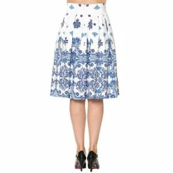 Dancing Days Pleated Skirt - Follow You White -KILLSTAR Shop dancing days pleated skirt follow you white4
