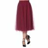 Dancing Days Tulle Skirt - Timea Burgundy