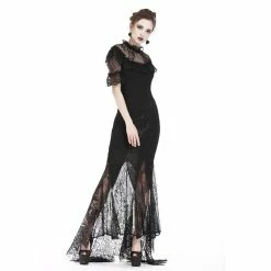 Dark In Love Maxi Skirt - Swallow Tail -KILLSTAR Shop dark in love maxi skirt swallow tail4