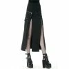 Dark In Love Midi Skirt - Irregular