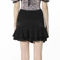 Dark In Love Mini Skirt - Drawn In -KILLSTAR Shop dark in love mini skirt drawn in4