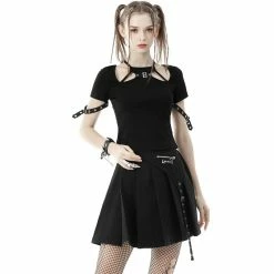 Dark In Love Mini Skirt - Shotgun 8 Dark In Love Mini Skirt - Shotgun -KILLSTAR Shop dark in love mini skirt shotgun3