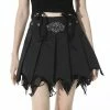 Dark In Love Mini Skirt - Tattered