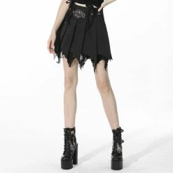 Dark In Love Mini Skirt - Tattered -KILLSTAR Shop dark in love mini skirt tattered3