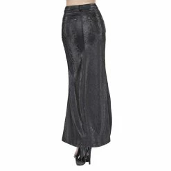 Devil Fashion Maxi Skirt - Crucified -KILLSTAR Shop devil fashion maxi skirt crucified 15