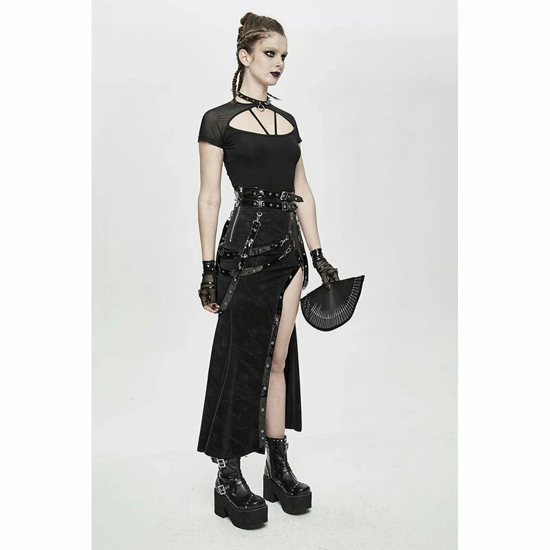 Devil Fashion Maxi Skirt - High Side 5 Devil Fashion Maxi Skirt - High Side - Image 5