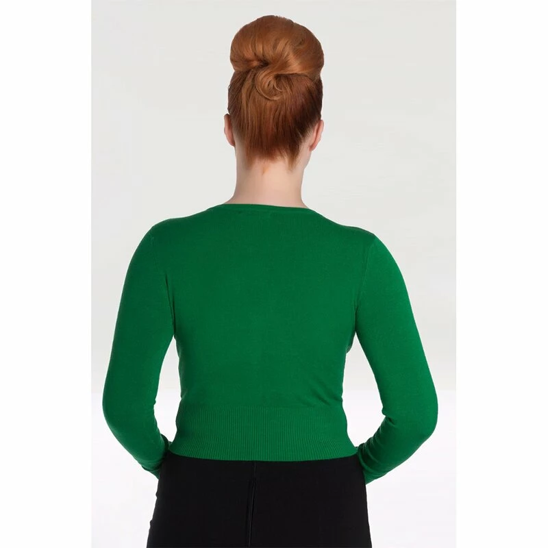 Hell Bunny Cardigan - Paloma Green 2 Hell Bunny Cardigan - Paloma Green - Image 2