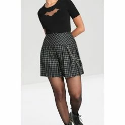Hell Bunny Pleated Mini Skirt - Tate -KILLSTAR Shop hell bunny pleated mini skirt tate3