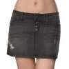 Hyraw Denim Mini Skirt - Cross