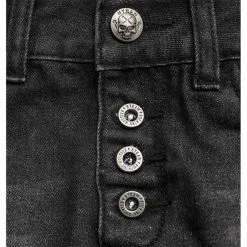 Hyraw Denim Mini Skirt - Cross -KILLSTAR Shop hyraw denim mini skirt cross3