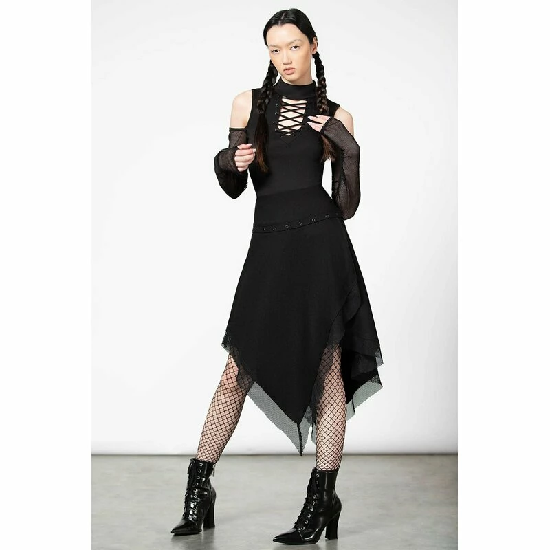 Killstar Asymmetrical Skirt - Catryna 4 Killstar Asymmetrical Skirt - Catryna - Image 4