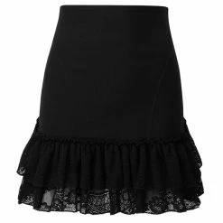 Killstar Bustle Skirt - Adoria Black -KILLSTAR Shop killstar bustle skirt adoria black4