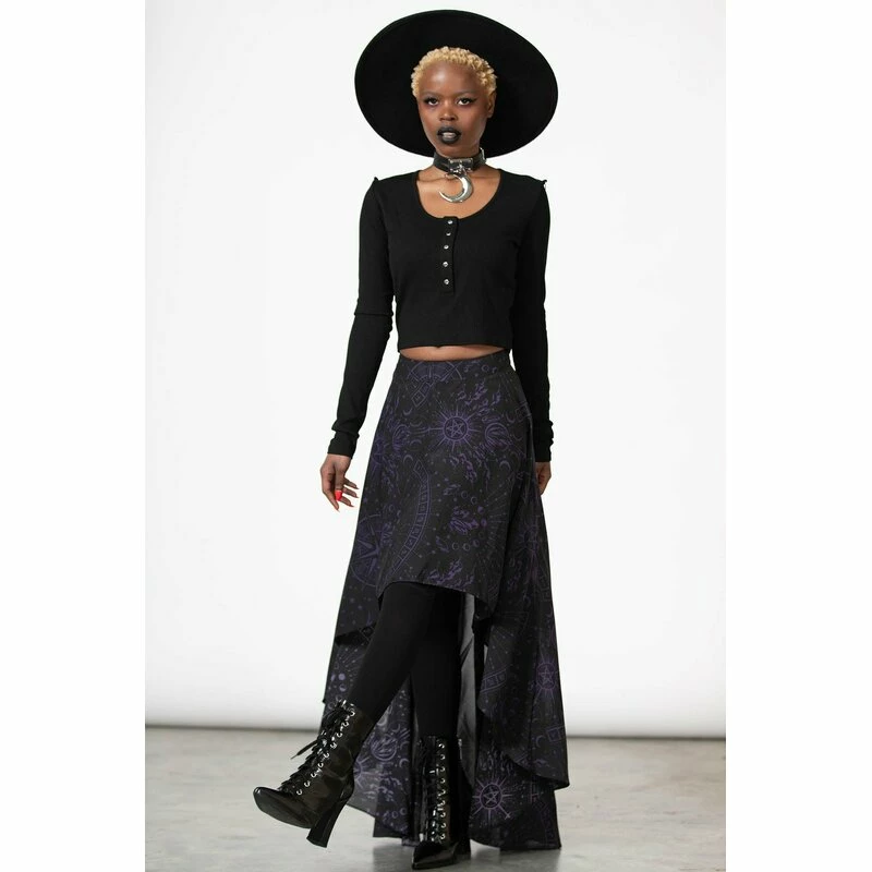 KILLSTAR High-Low Skirt - Corene 2 KILLSTAR High-Low Skirt - Corene - Image 2