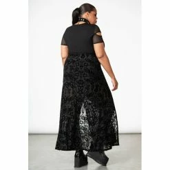 KILLSTAR Maxi Skirt - Charged -KILLSTAR Shop killstar maxi skirt charged5