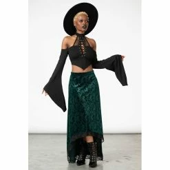 KILLSTAR Shop -KILLSTAR Shop killstar maxi skirt grailed emerald2